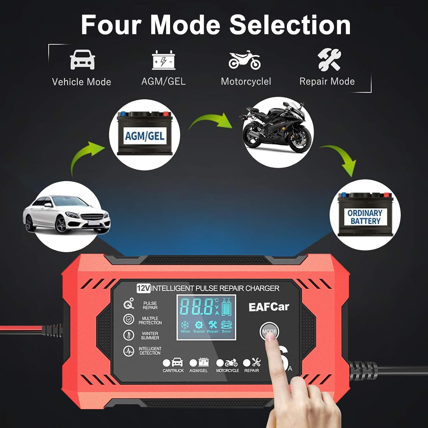 Thumbnail 4 de EAFCar 6Amp Car Battery Charger