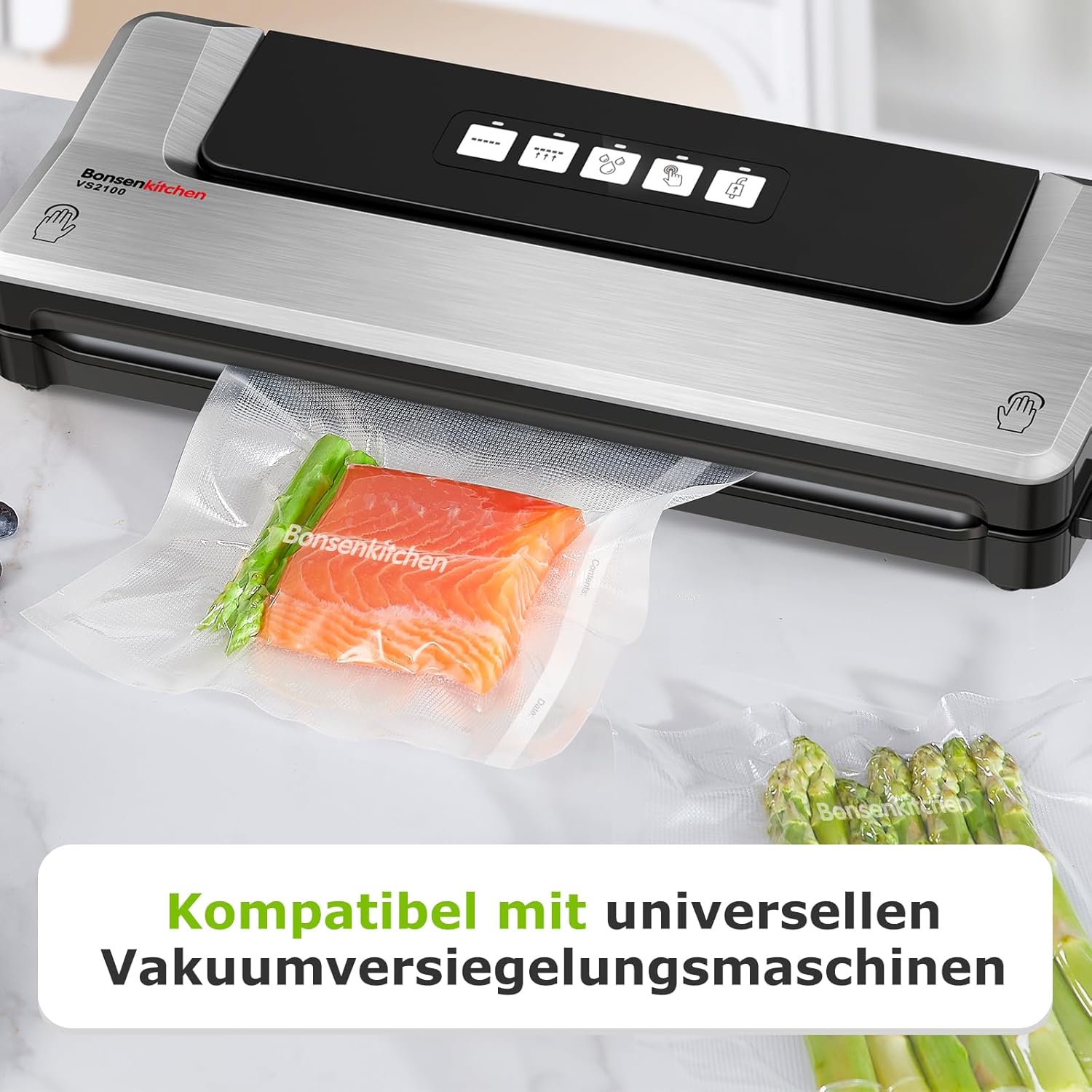 Thumbnail 5 de Bonsenkitchen VB3206 Vakuumrollen 20x600cm