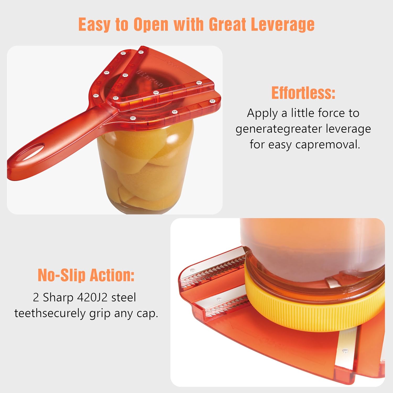 Detalle 2 de Uinxan Jar Opener for Seniors and Arthritis ๐ฅซ