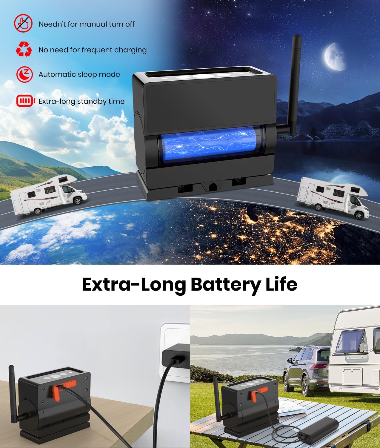 Thumbnail 2 de AUTO VOX Wireless Backup Camera Magnetic: 1080P, 2-Channel, 1-Min Install
