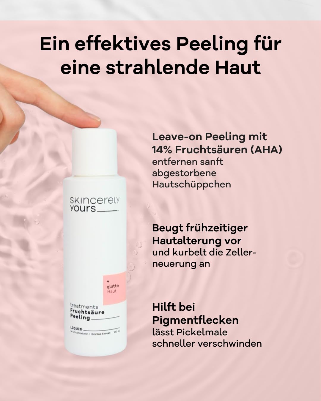 Thumbnail 1 de Zellerneuernd Fruchtsäure Peeling mit 14% AHA und Grüntee-Extrakt (vegan), 100 ml