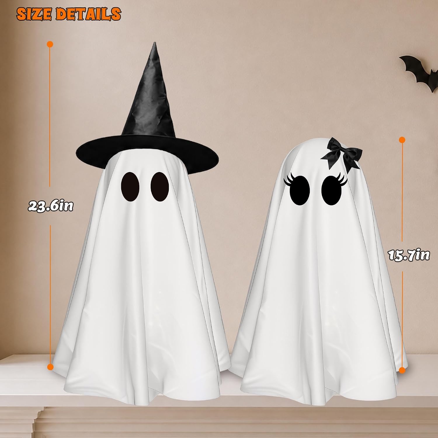 Detalle 2 de Ghost Decorations, 2-Pack