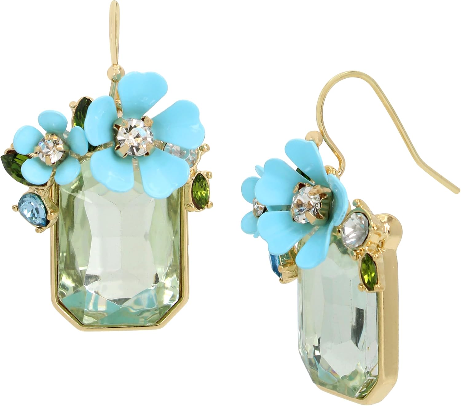 Detalle 1 de Flower Cluster Drop Earrings, 1.75-Inch Length