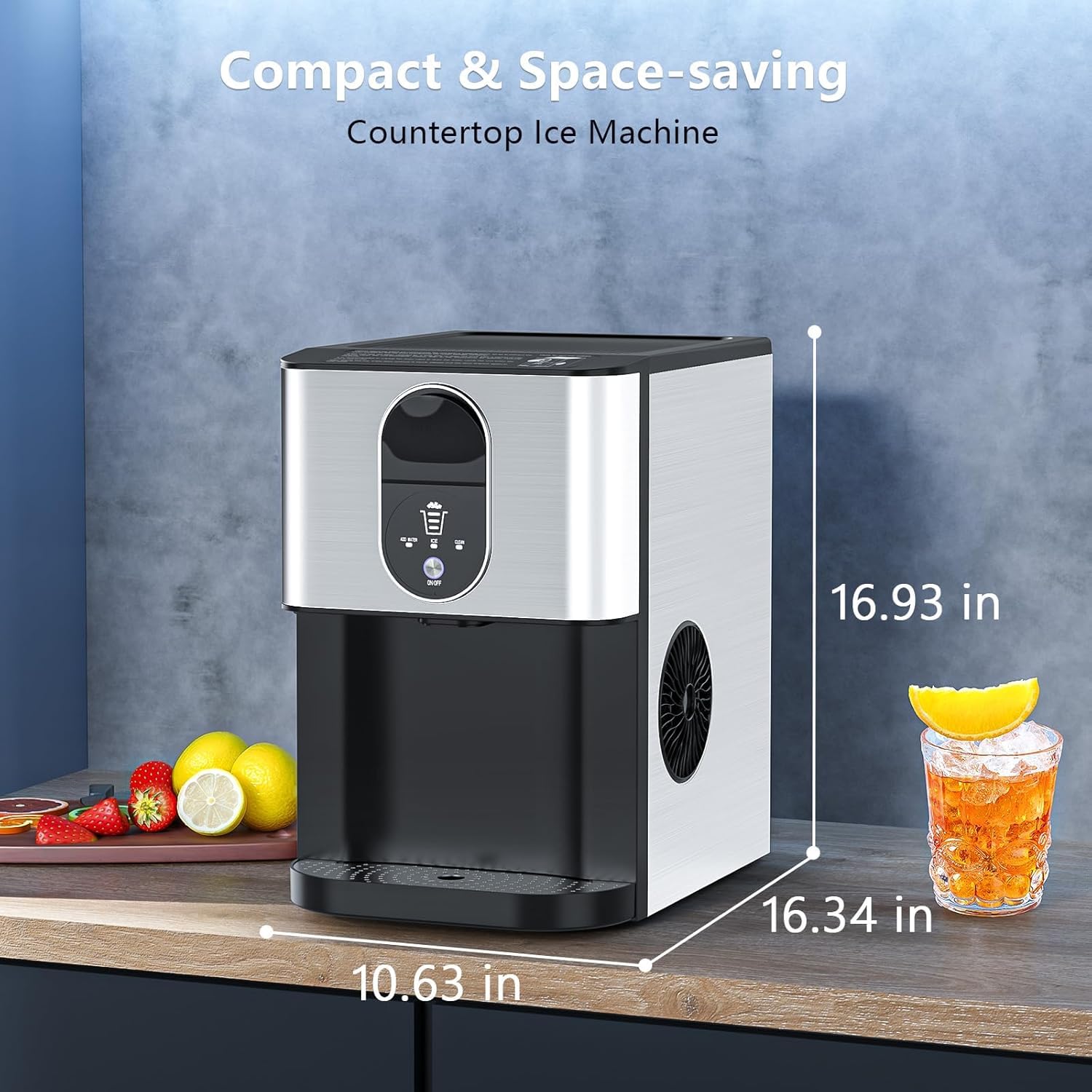 Thumbnail 6 de Electactic HZB-20DN Nugget Ice Maker, 2.4L Reservoir, 44 lb Daily Output