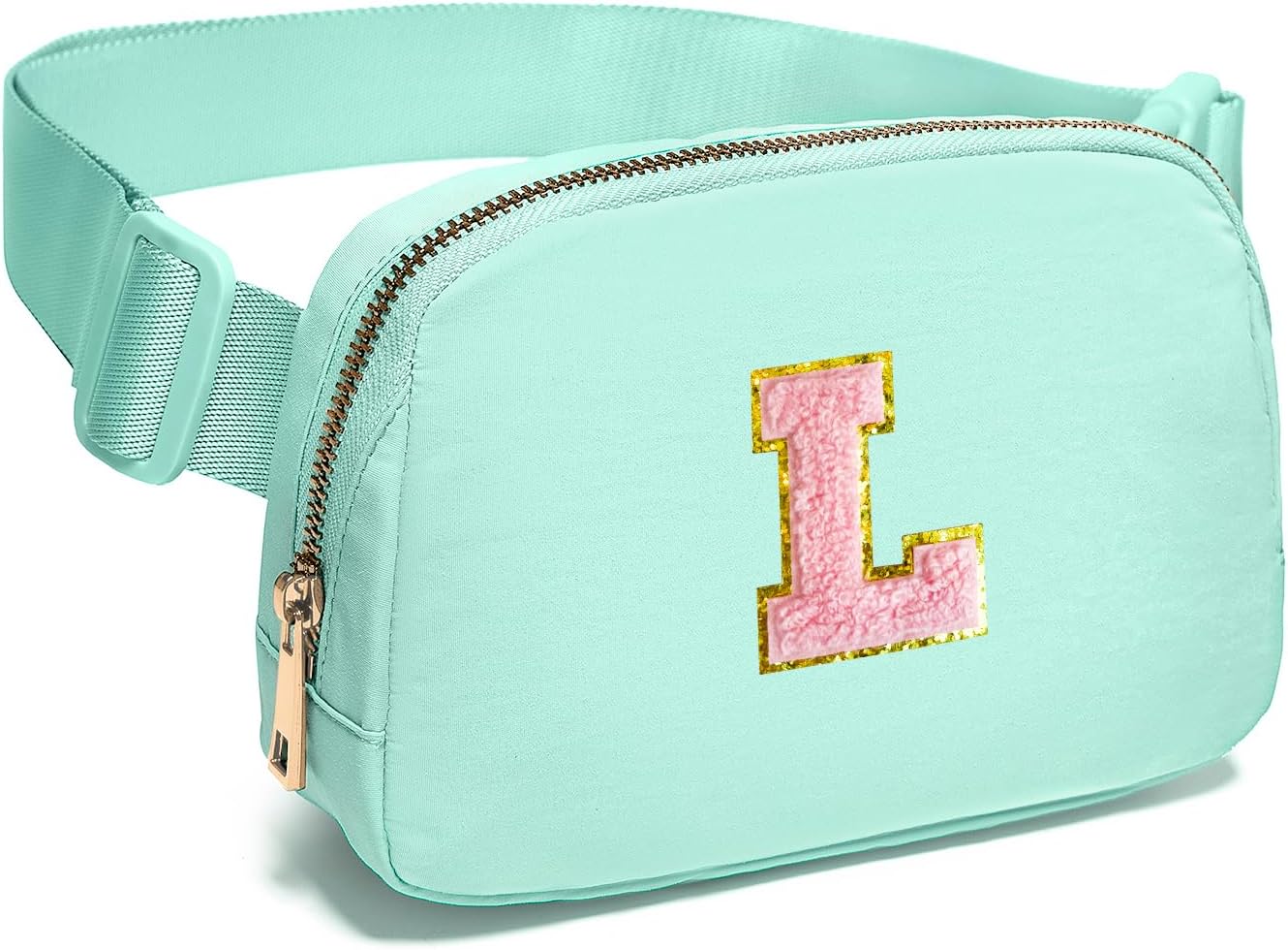 Thumbnail 6 de Gitus Initial Patch Belt Bag Fanny Pack (Mint Green-L)