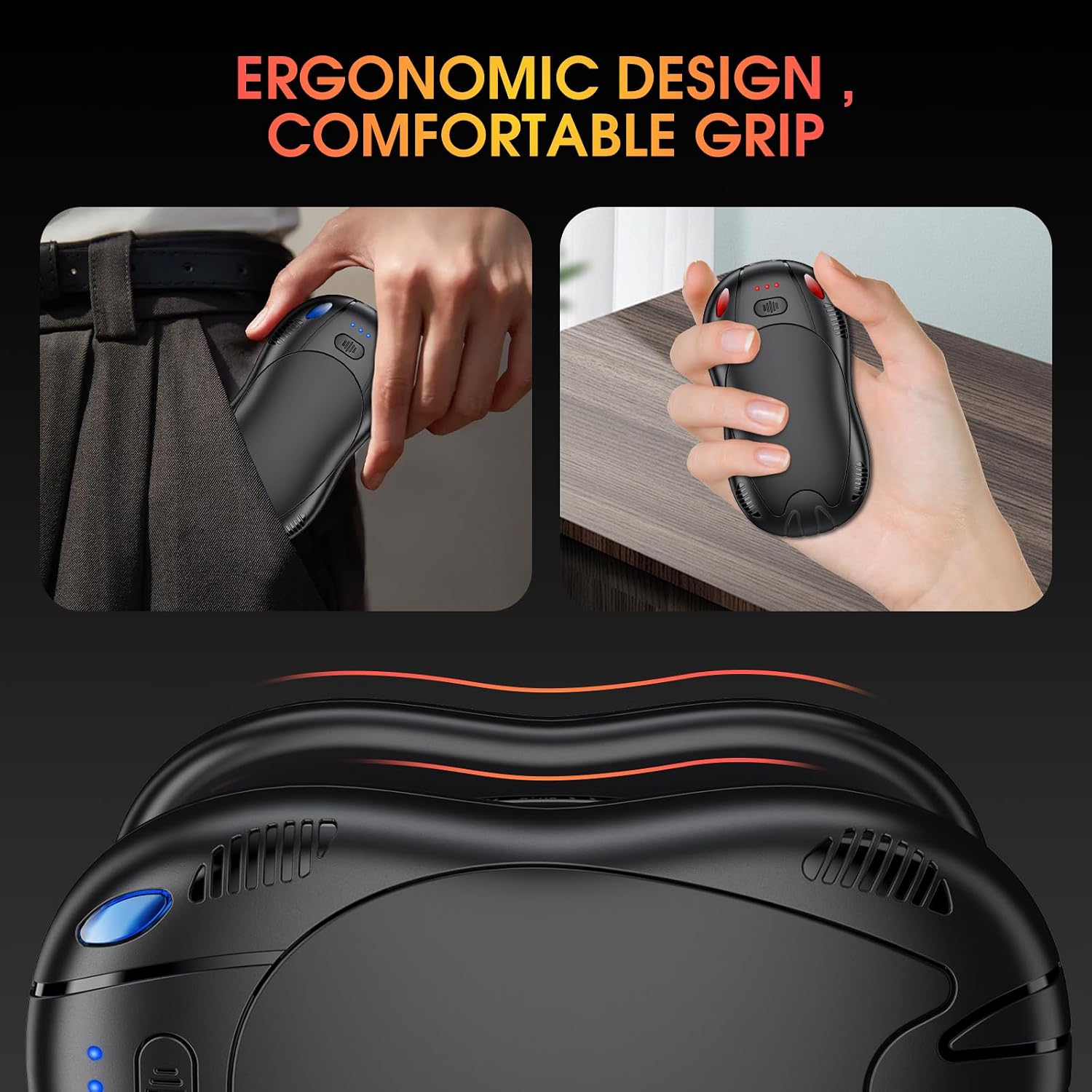 Thumbnail 6 de FANDLISS 10000mAh Rechargeable Hand Warmer pack of 2