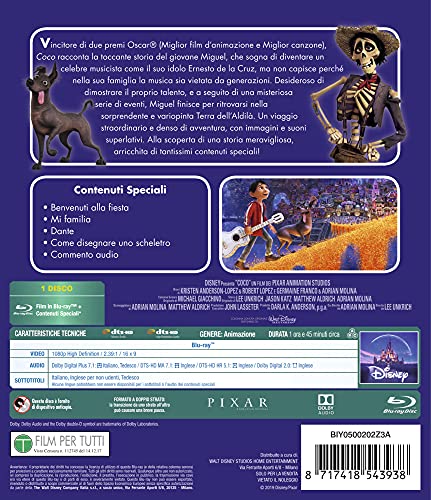 Detalle 2 de Coco Bluray di Eagle Pictures: analisi utile per una decisione di acquisto