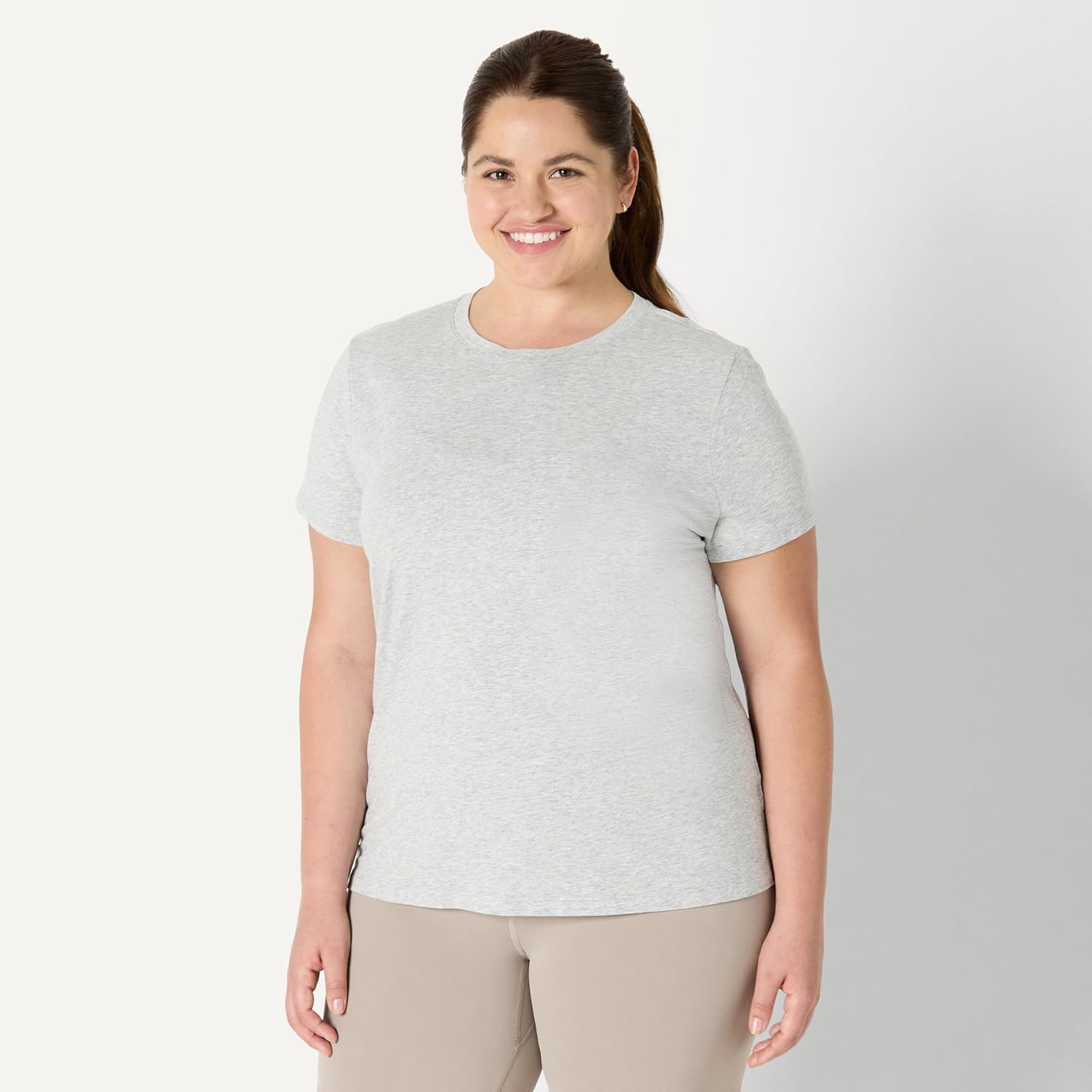 Thumbnail 5 de Amazon Essentials Damen Active Soft Cotton Leichtes Yoga-Workout-T-Shirt (Regular Fit)