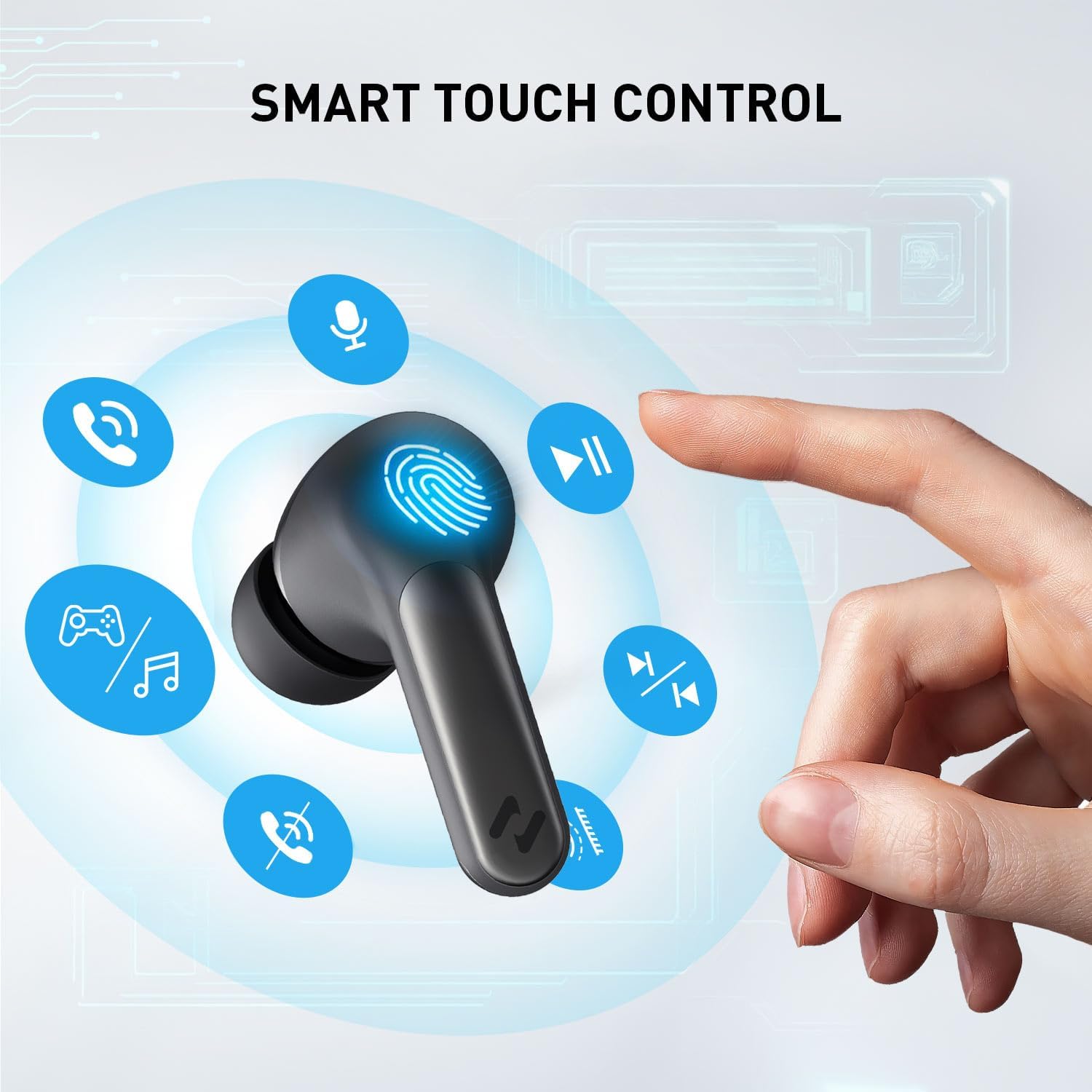 Thumbnail 6 de havit NC01T Active Noise Cancelling Wireless Earbuds with Bluetooth 5.4 and 4-Mic ENC