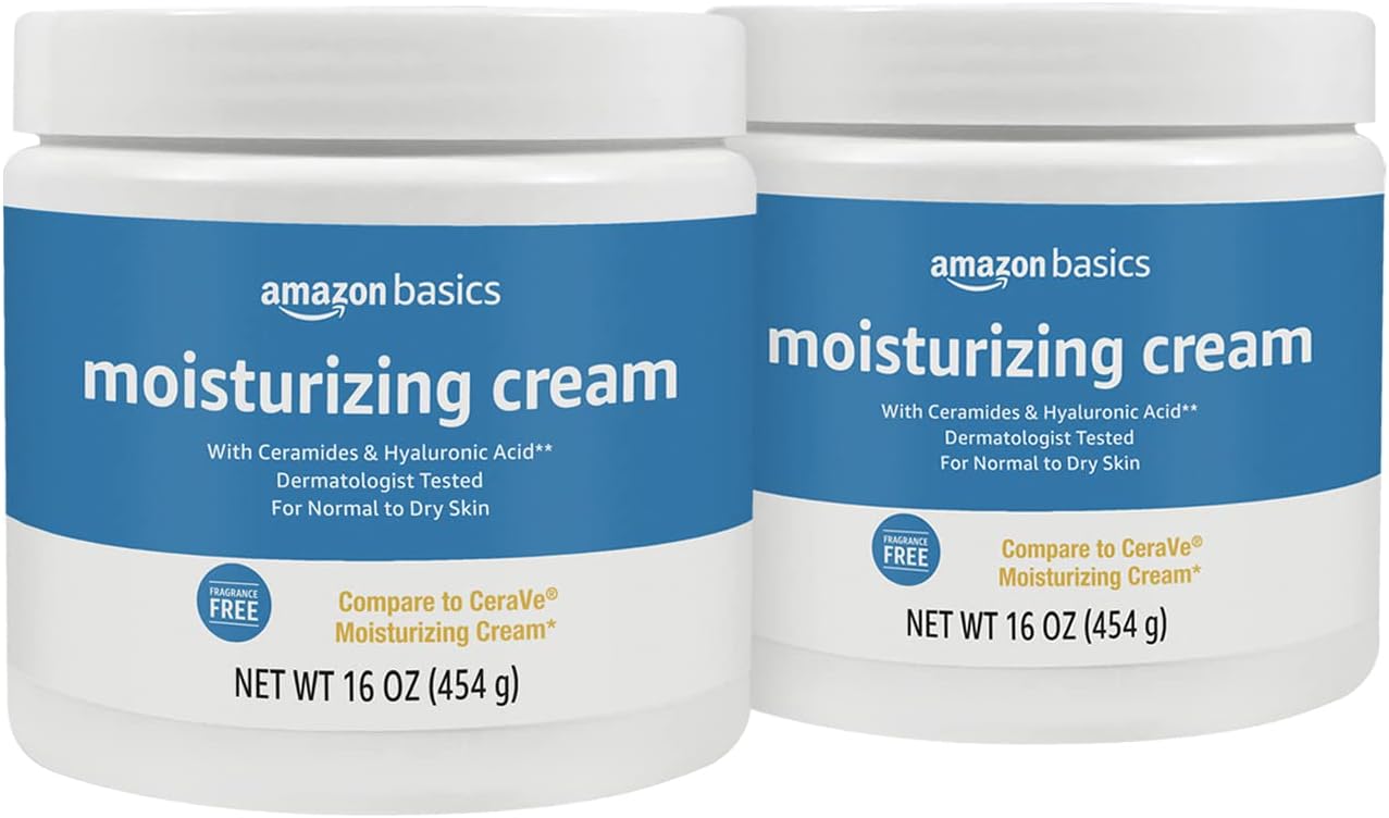 Thumbnail 6 de Amazon Basics Fragrance-Free Face & Dry Skin Moisturizer with Ceramides and Hyaluronic Acid (16 oz)