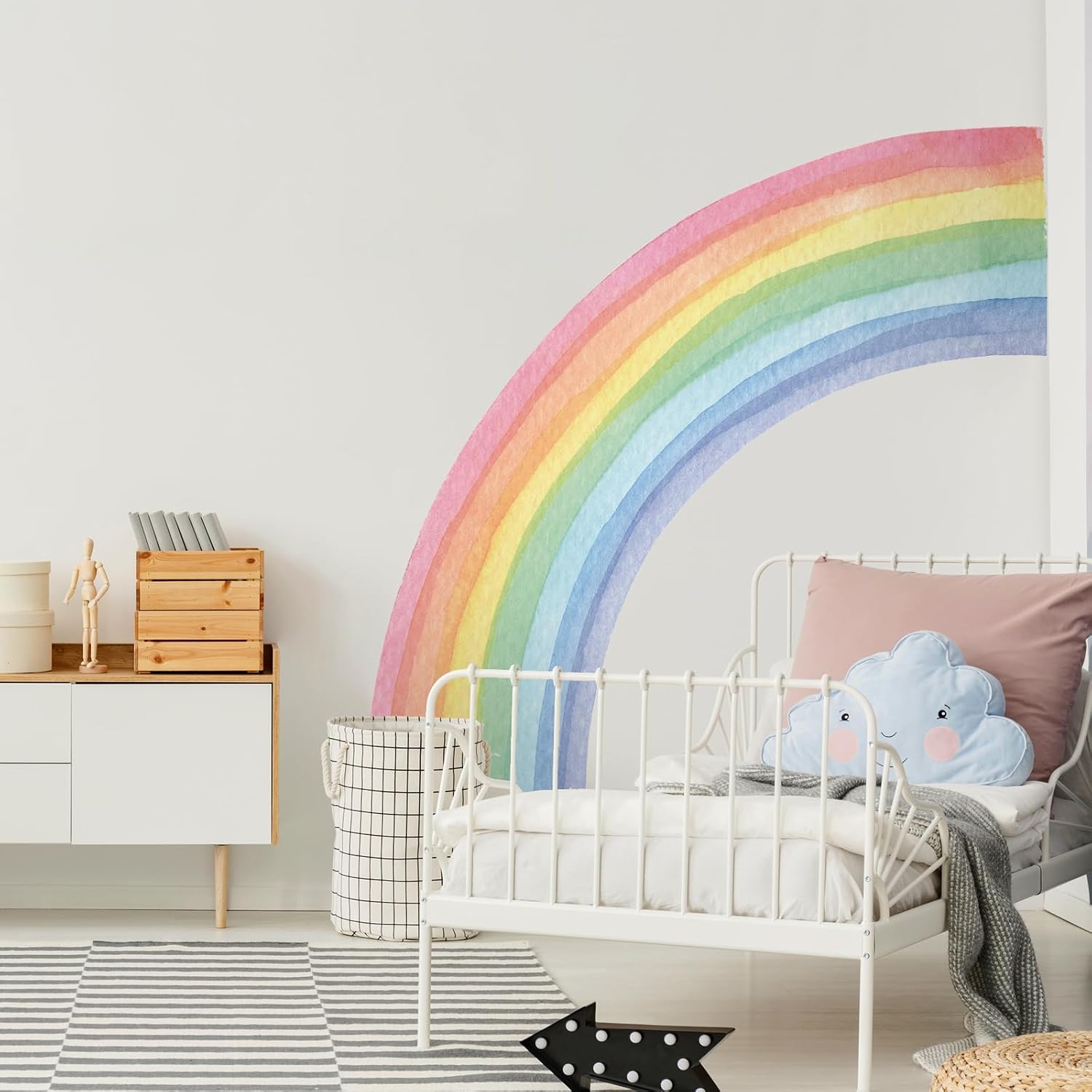 Detalle de Supzone Wandtattoo Regenbogen Groß 143 x 160 cm