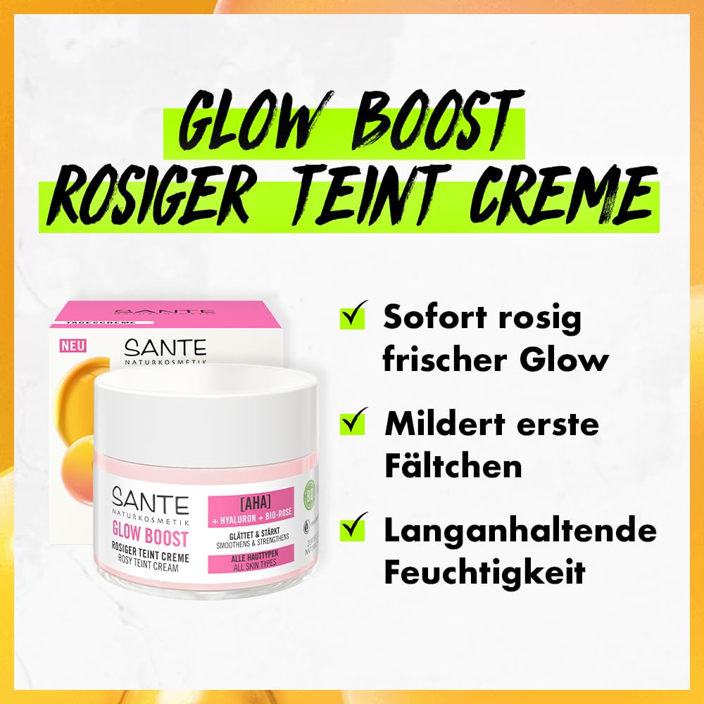 Thumbnail 2 de SANTE Glow Boost Rosiger Teint Creme 50 ml