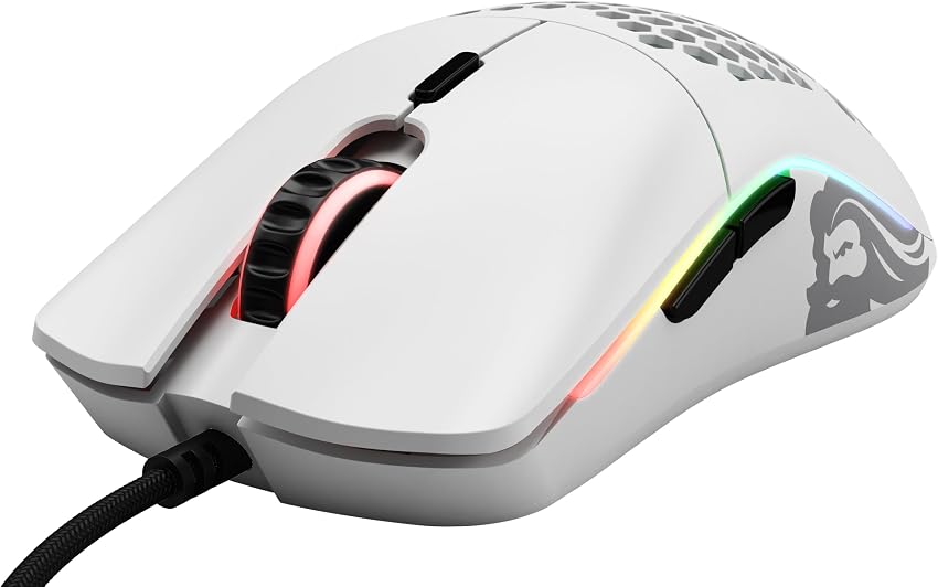 Detalle 1 de Glorious Gaming Model O - Ratón gaming superligero RGB 🕹