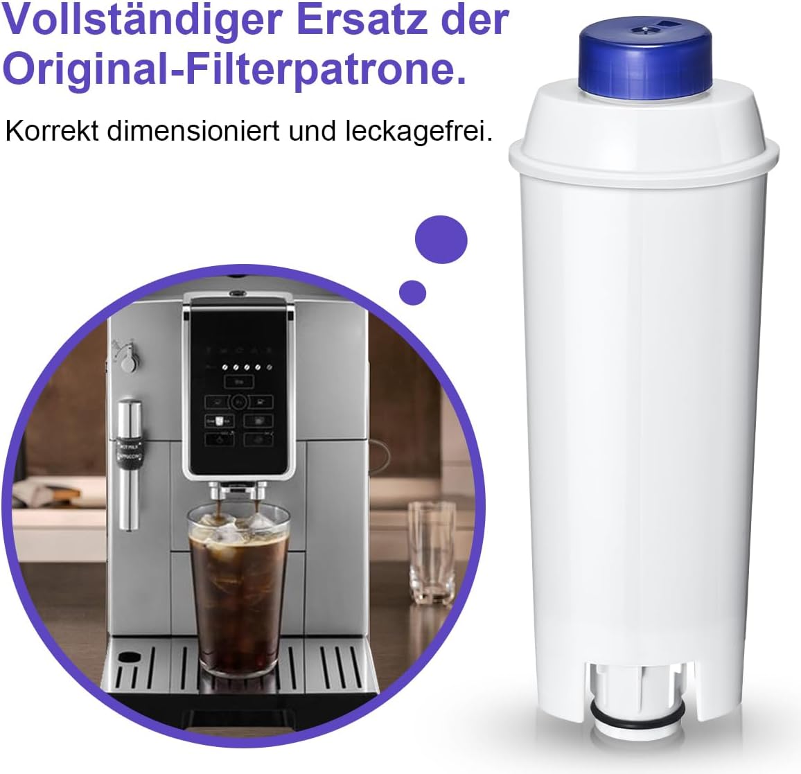 Detalle 2 de Delonghi DLSC002 Ersatzfilter 6er-Pack