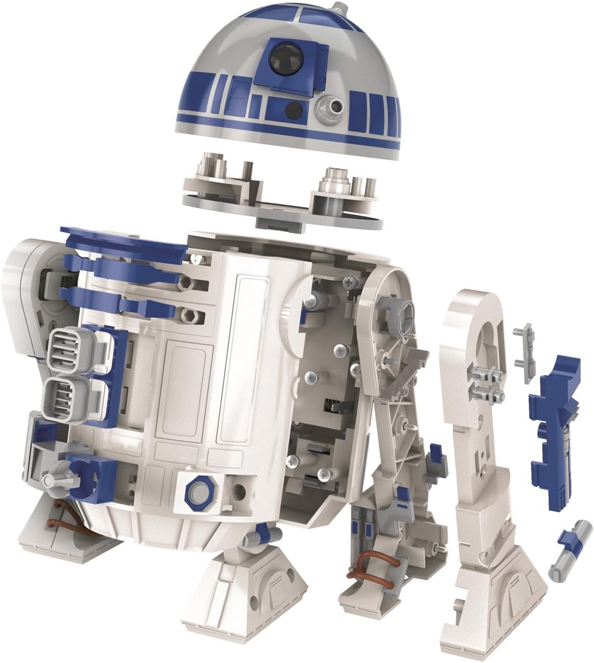 Thumbnail 2 de Clementoni R2-D2 buildable robot with LED lights, sounds and coding app (Star Wars inspired) for kids 8+