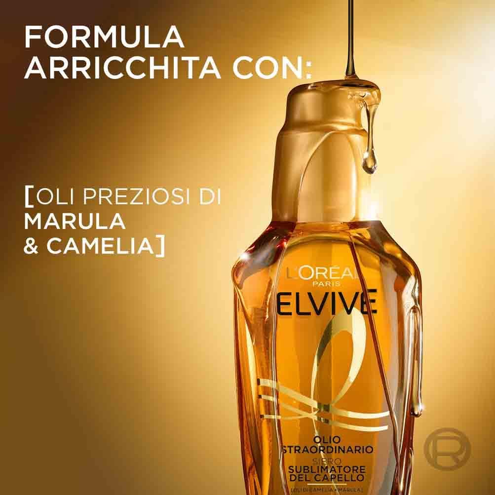 Detalle de L’Oréal Elvive Trattamento Olio Straordinario per Capelli Normali o Secchi – 100 ml