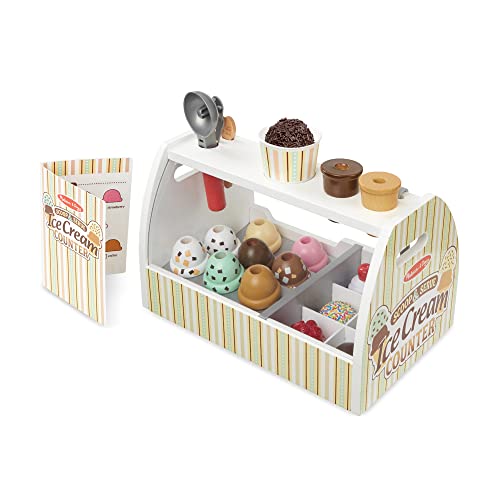 Thumbnail 9 de Melissa & Doug Wooden Scoop & Serve Ice Cream Counter: A Classic Pretend Play Store