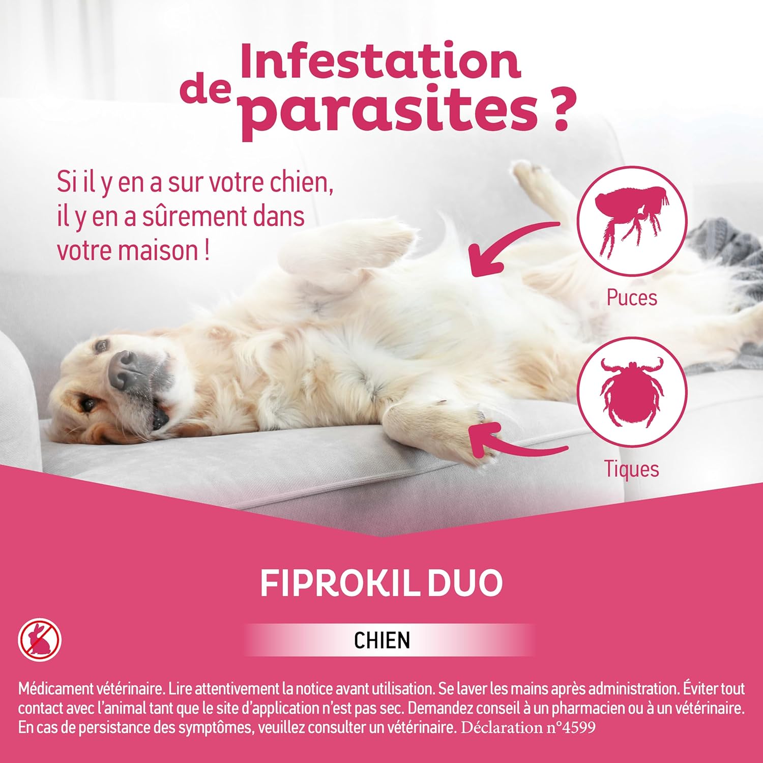 Thumbnail 3 de CLÉMENT THÉKAN Fiprokil DUO antiparasitaire