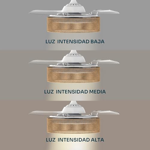 Thumbnail 6 de Mellerware Ventilador de Techo Brizy Bright Rattan: suave, silencioso y con luz LED