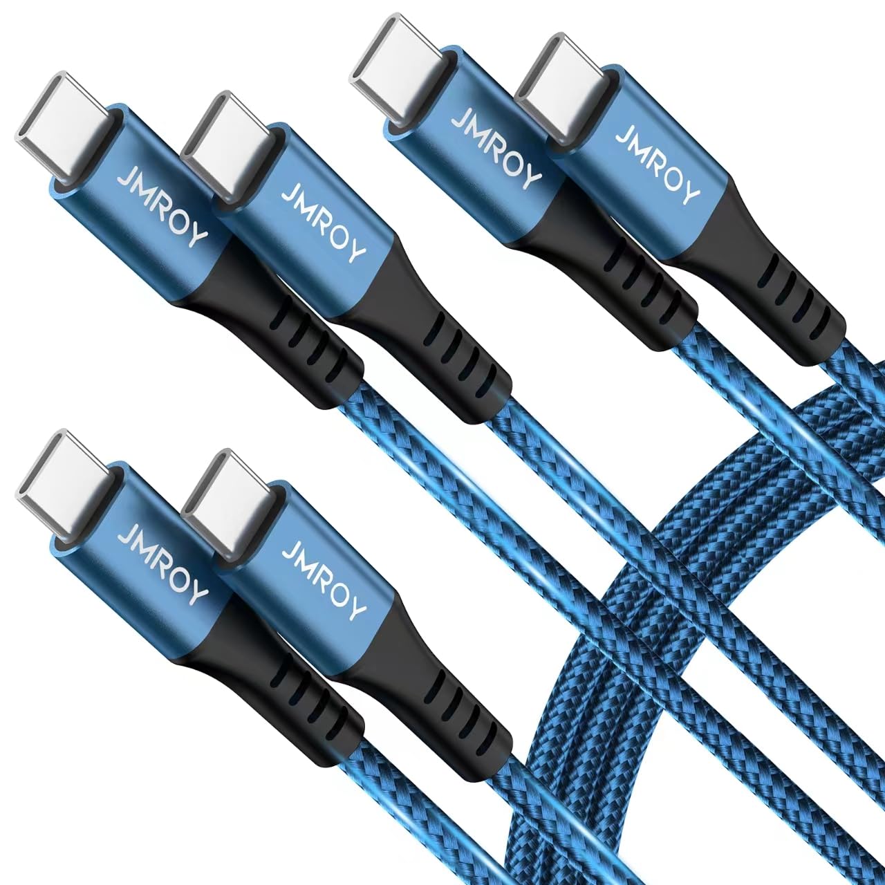 Detalle de USB C to USB C Cable 2M 60W, 3-pack