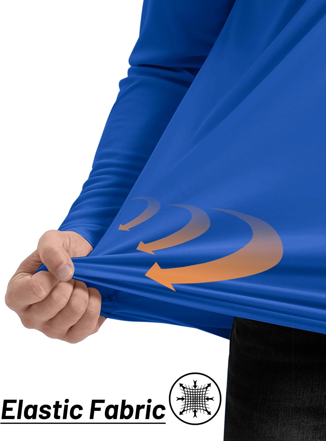 Thumbnail 4 de TACVASEN Men’s Long Sleeve 1/4-Zip Athletic Rash Guard Shirt (UPF 50+)