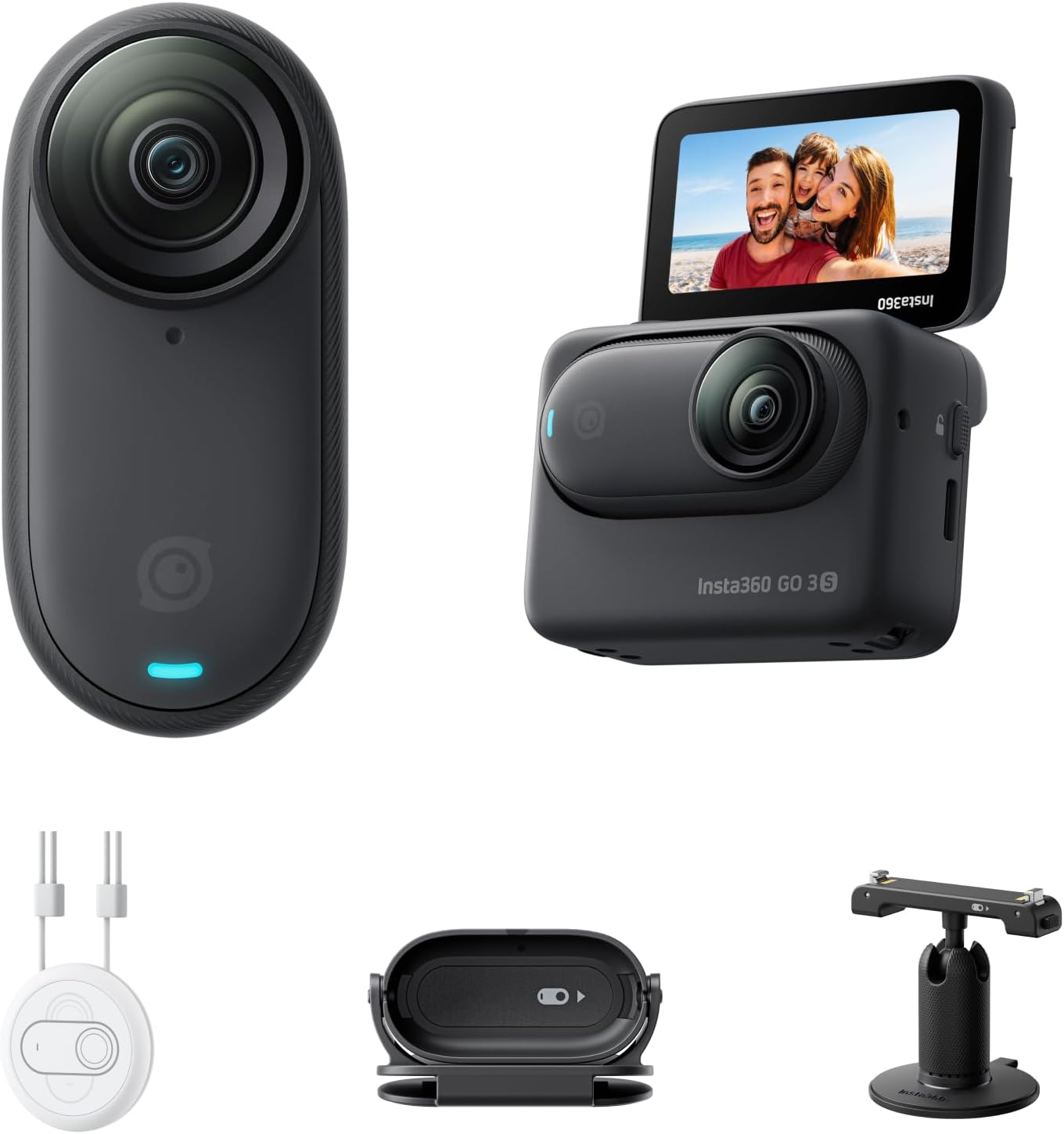 Detalle de Insta360 GO 3S 128GB 4K mini camera with hands-free stabilisation