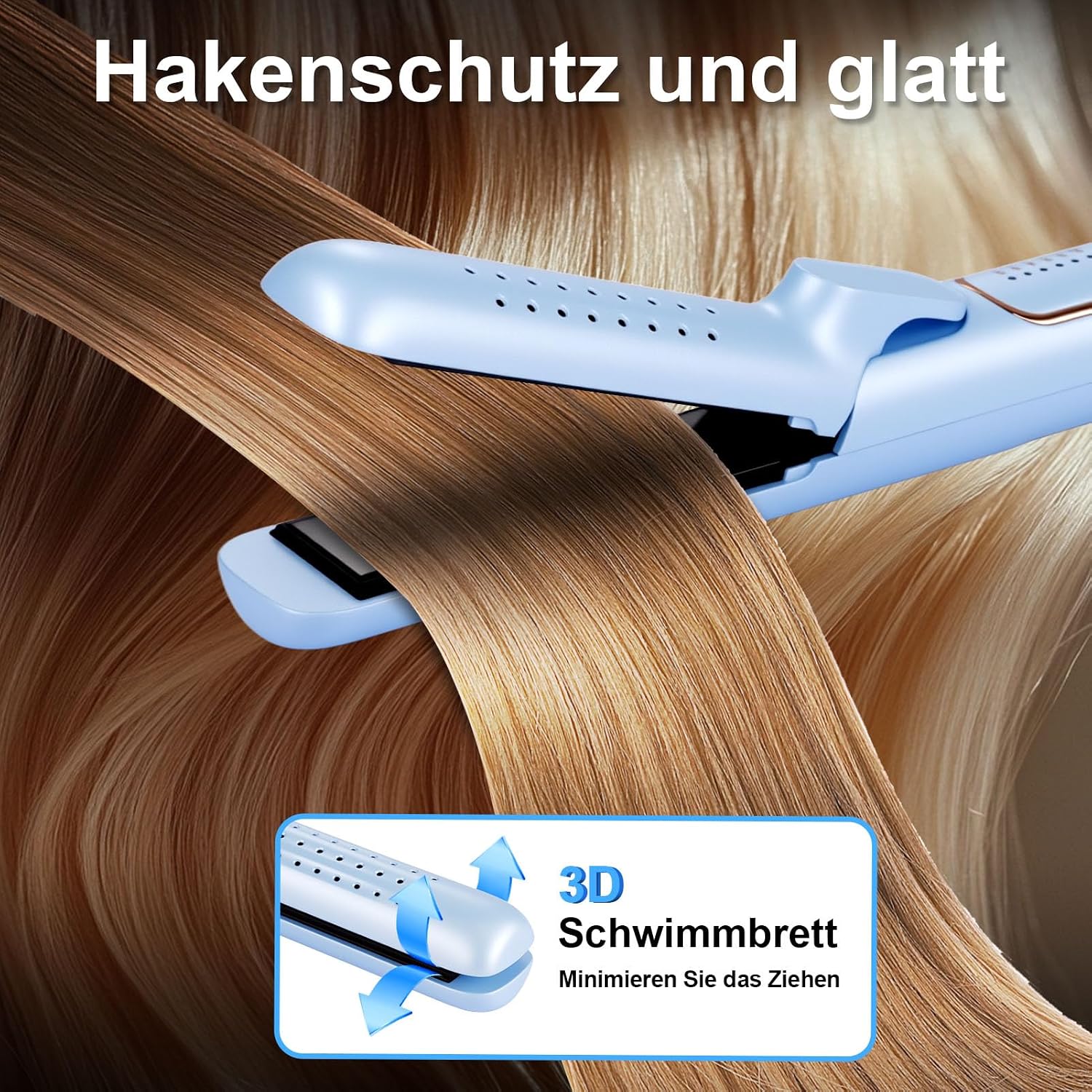Detalle 2 de AraSyleon 2-in-1 Haarglätter und Lockenstab 140–220°C