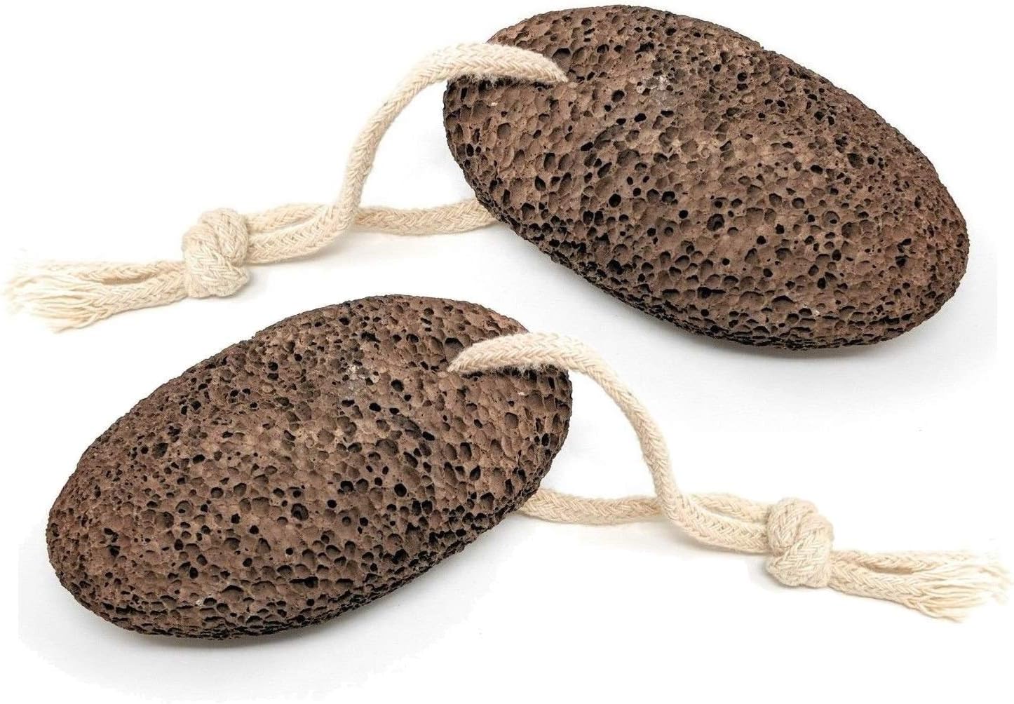 Detalle de Revitale Natural Volcanic Lava Pumice Foot Stone Pedicure Scrubber & Hard Skin Remover (2 Pack)