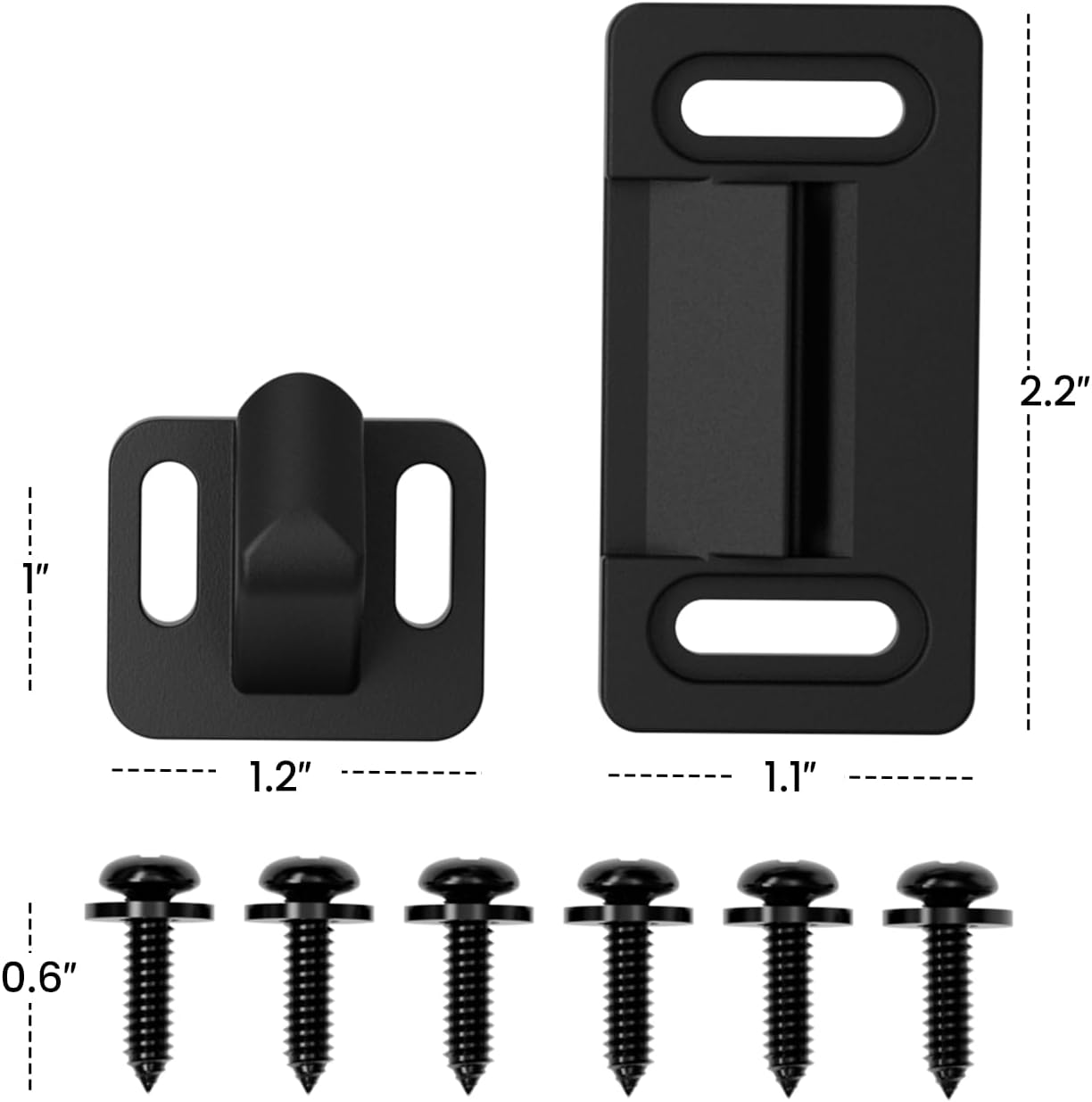 Detalle 2 de Safoner Aluminum RV Screen Door Latch Right Handle Replacement Kit for Travel Trailer, Camper, and Motorhome