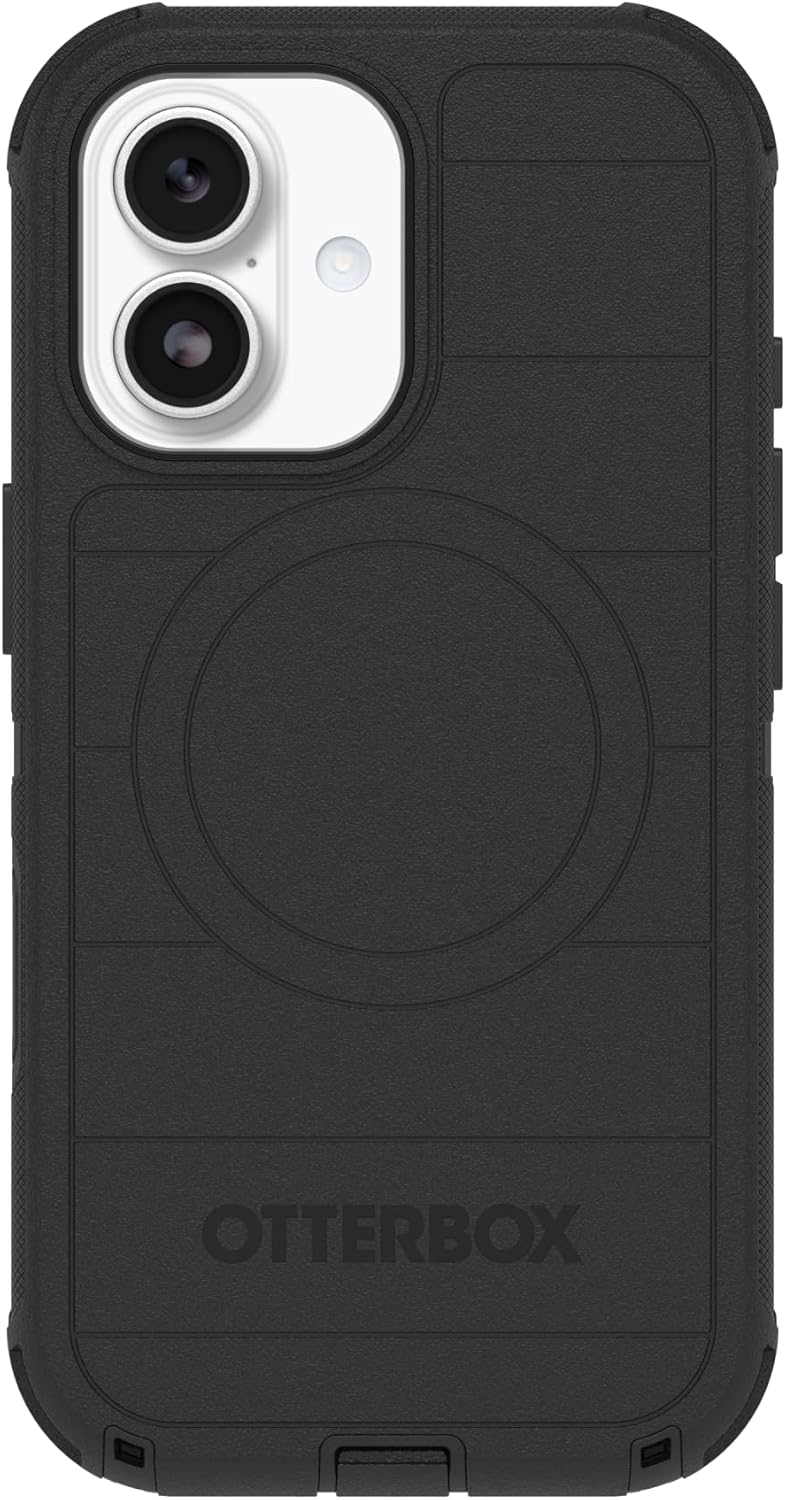 Detalle de OtterBox iPhone 17 Defender Pro Series Case – Black (MagSafe)
