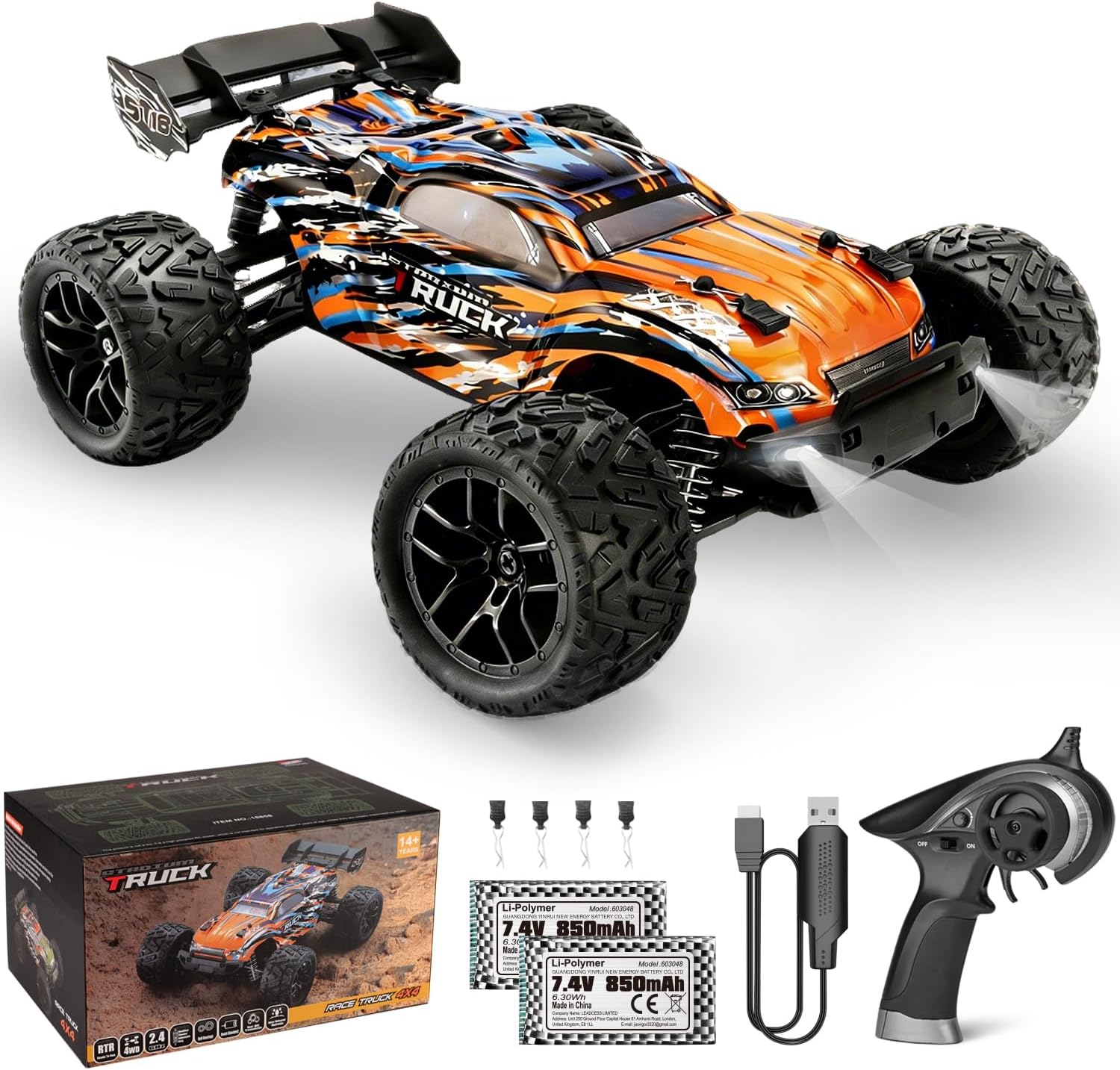 HAIBOXING Ferngesteuertes RC Buggy 36 km/h
