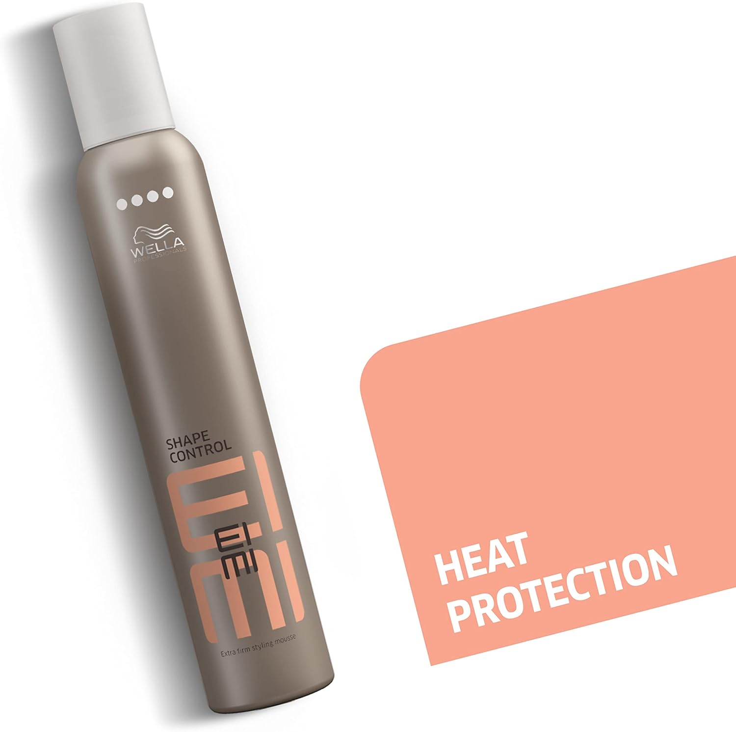 Thumbnail 3 de Wella Professionals EIMI Shape Control Extra Hold Styling Mousse (Heat Protection), Hold Level 4, 500ml