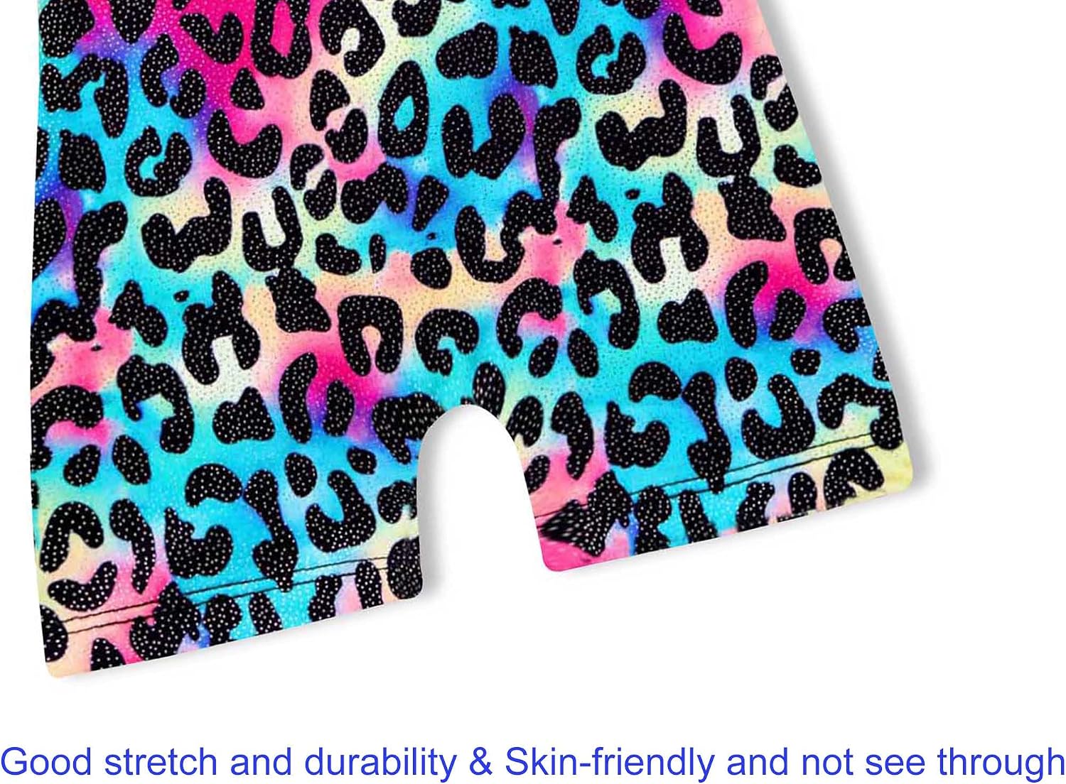 Detalle 1 de Domusgo Girls' Gymnastics Biketard, Size 1–10Y