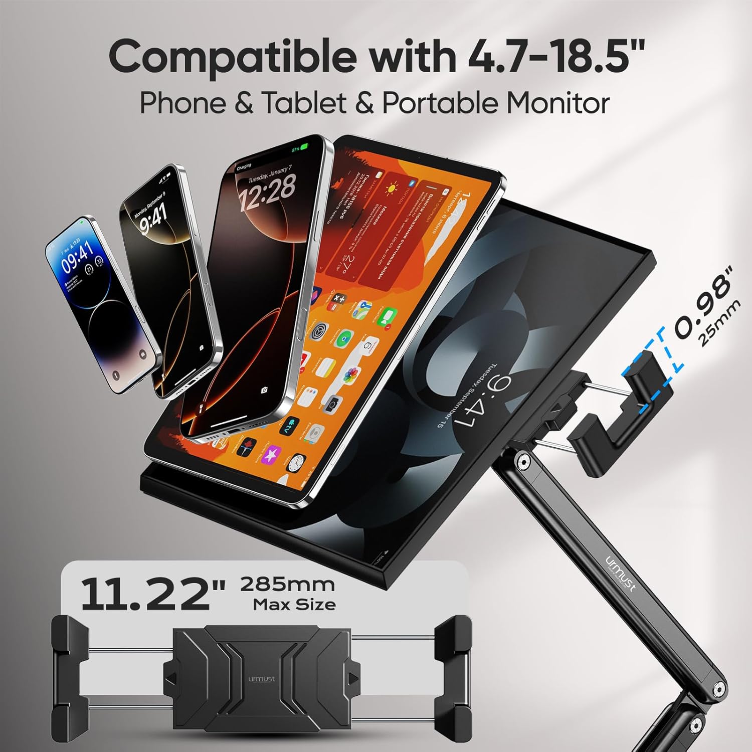 Thumbnail 6 de Urmust Tablet Halterung 4,7–18,5"