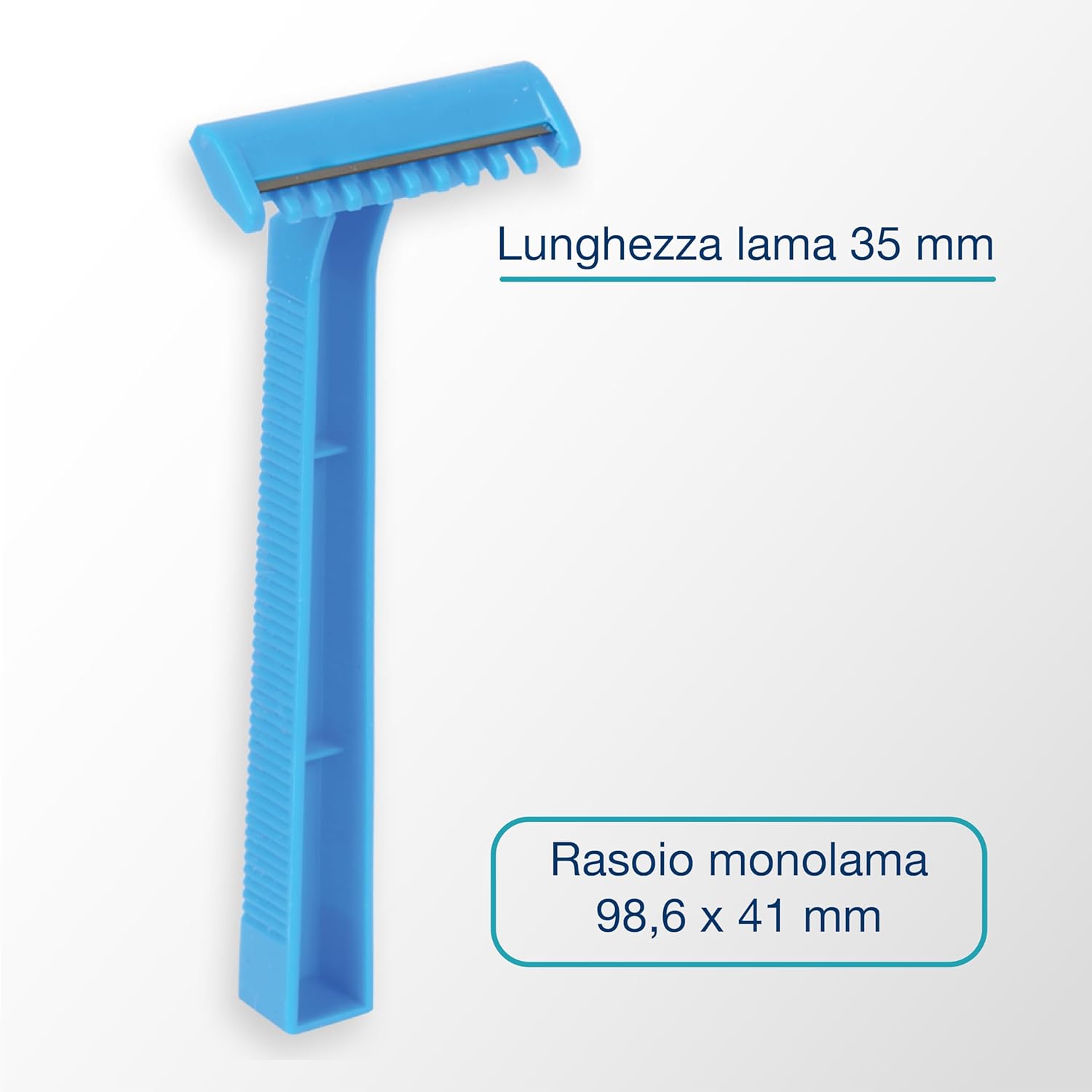 Thumbnail 5 de Gima Rasoir monolame en acier inoxydable à usage médical – 100 rasoirs jetables avec distributeur