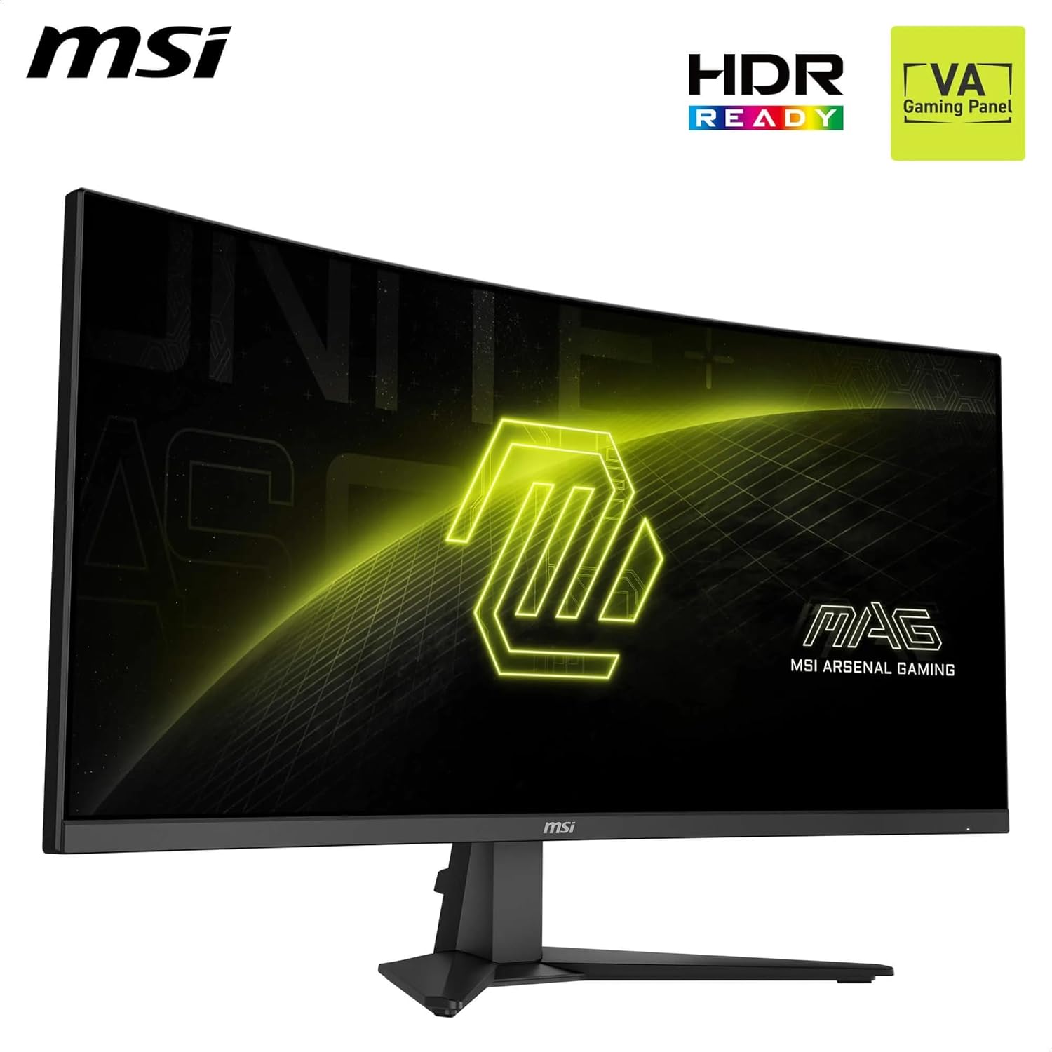 Thumbnail 1 de MSI MAG 346CQ 34-Zoll UWQHD Curved Gaming-Monitor (3440 x 1440, 180 Hz, 1500R, VA)