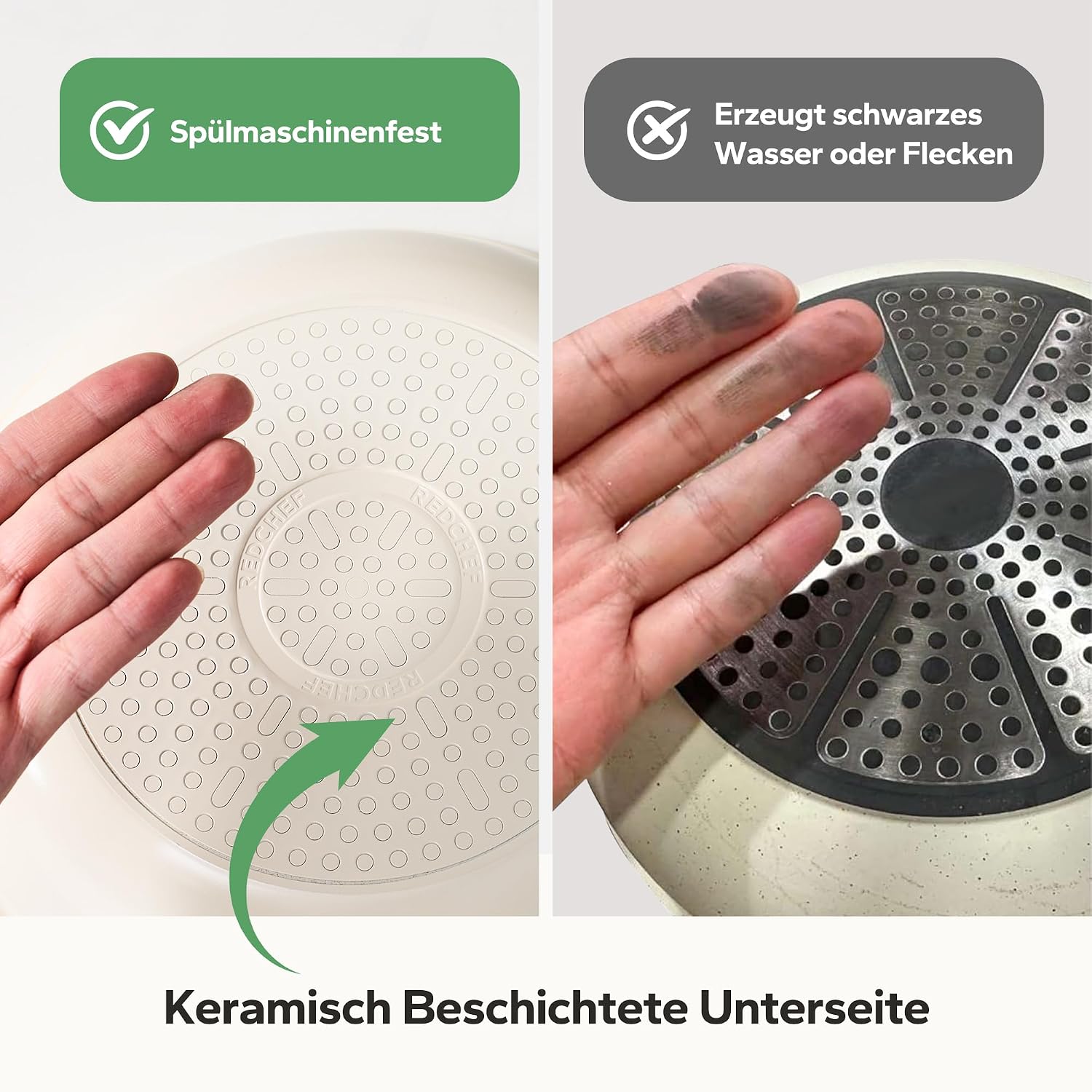 Detalle 2 de Redchef Pfannenset Keramik 20–28 cm