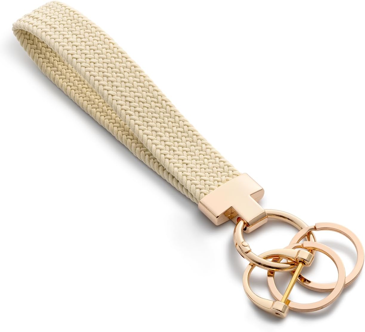 Detalle de CHUQING Schlüsselanhänger Elegant – elastisches Schlüsselband für Auto- und Alltagsschlüssel