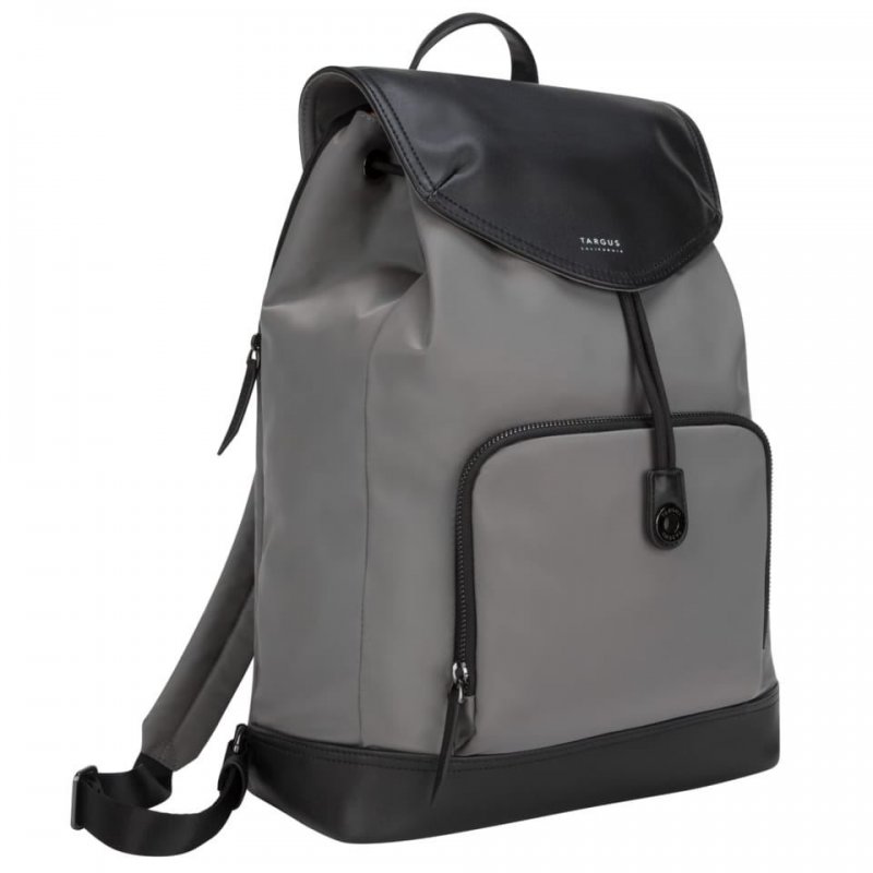 Detalle 2 de Targus Newport Drawstring Mochila Gris para Portátil 15