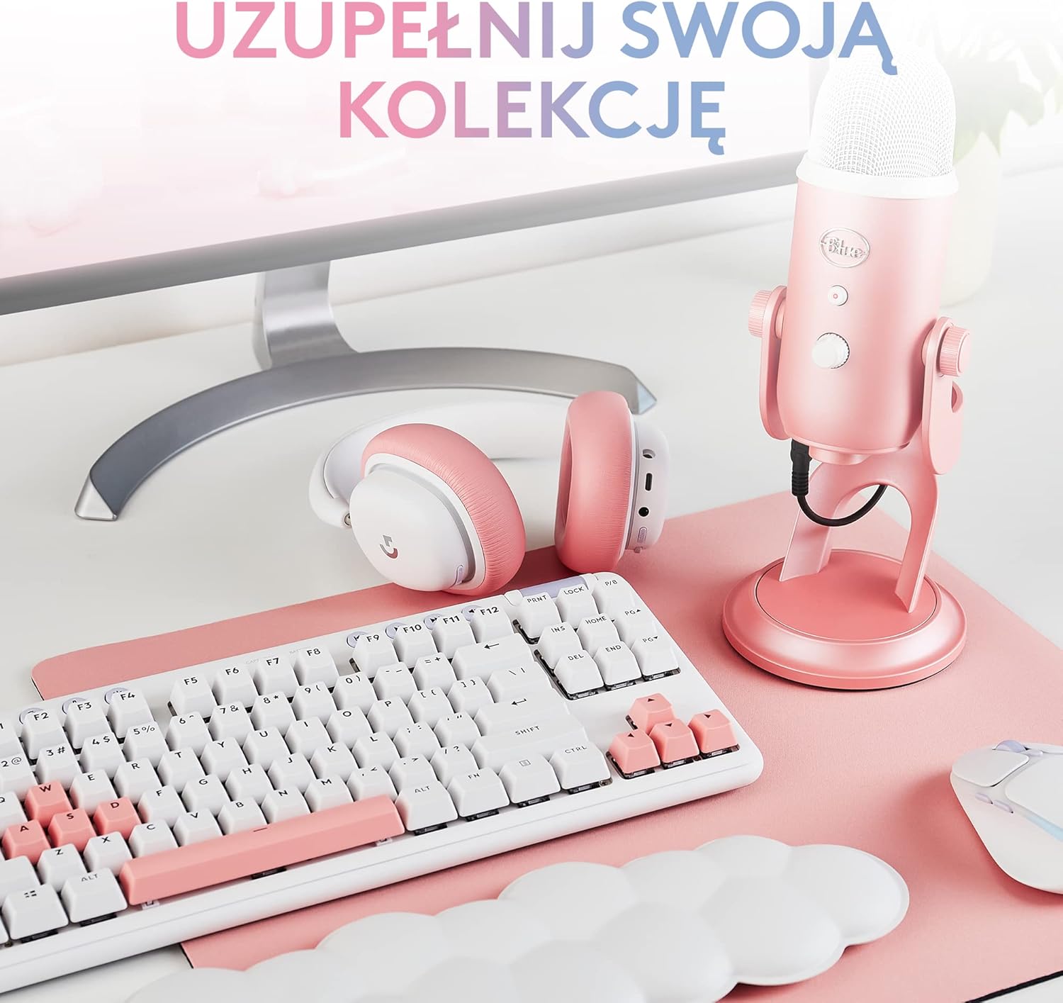 Thumbnail 5 de Logitech G Blue Yeti USB-Gaming-Mikrofon (Rosa-Sonderedition) mit Blue VO!CE & Streamlabs-Themes