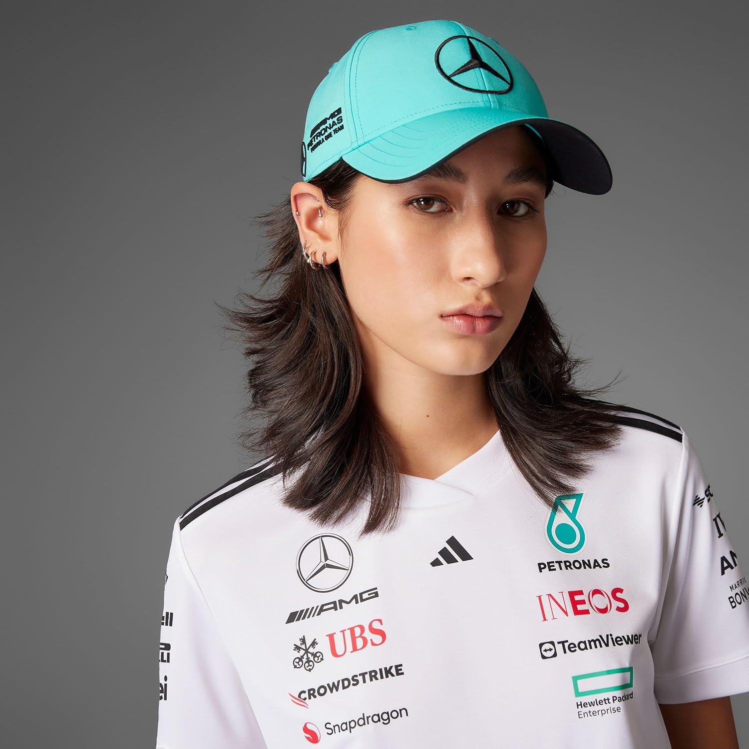 Thumbnail 1 de Adidas Mixte Mercedes AMG Petronas casquette 100% polyester