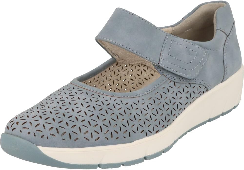 Detalle de Jana Mocassins Femme déperlants Vegan – confort et élégance pour pieds larges