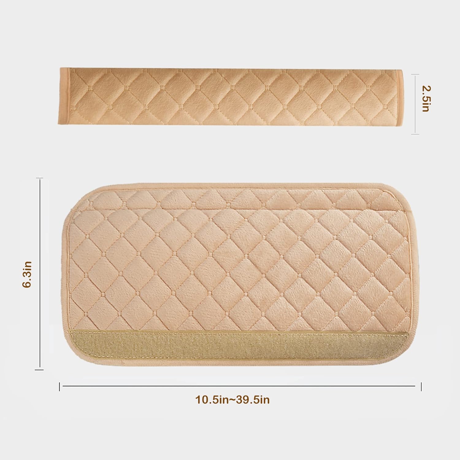 Thumbnail 5 de Extra Long Seatbelt Covers for Adults, Kids, Women & Men – 2pcs Black, 33cm