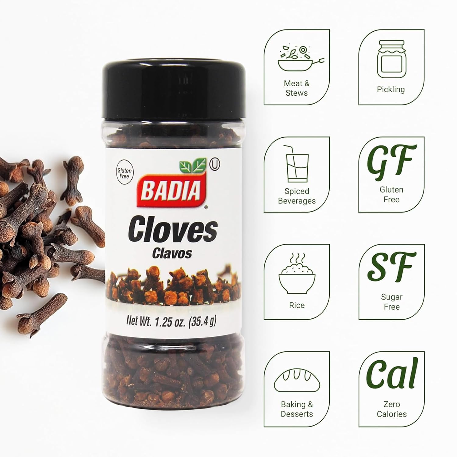 Thumbnail 4 de Badia Whole Cloves, 1.25 Oz, Pack of 8