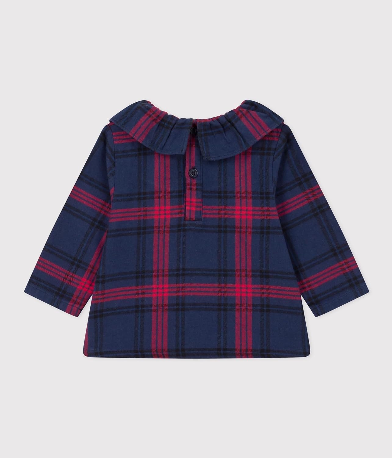 Detalle de Petit Bateau Baby-Mädchen Langarmbluse – Langarm-Top für 3 Monate