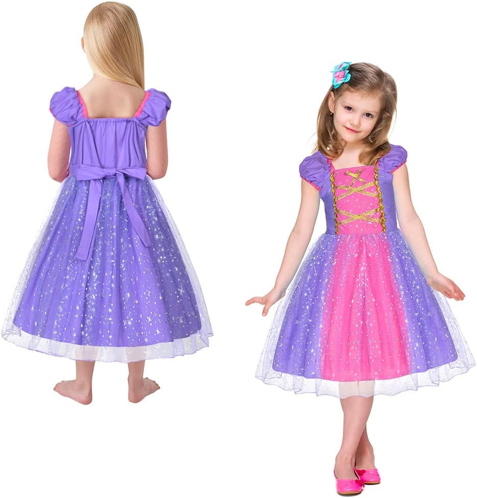 Thumbnail 6 de ACWOO Mädchen Prinzessin Kostüm 🎭