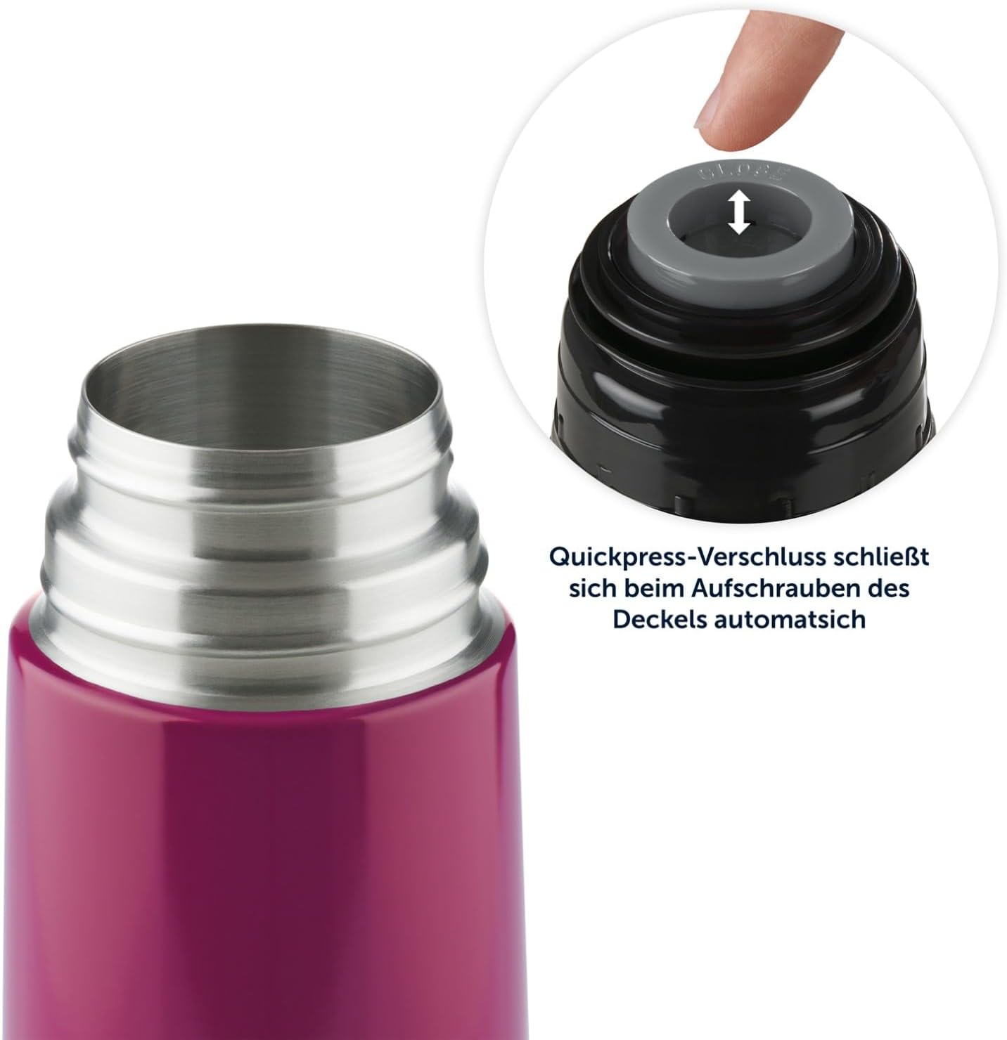 Detalle 2 de Blumtal Thermosflasche 1L Rot đ¶