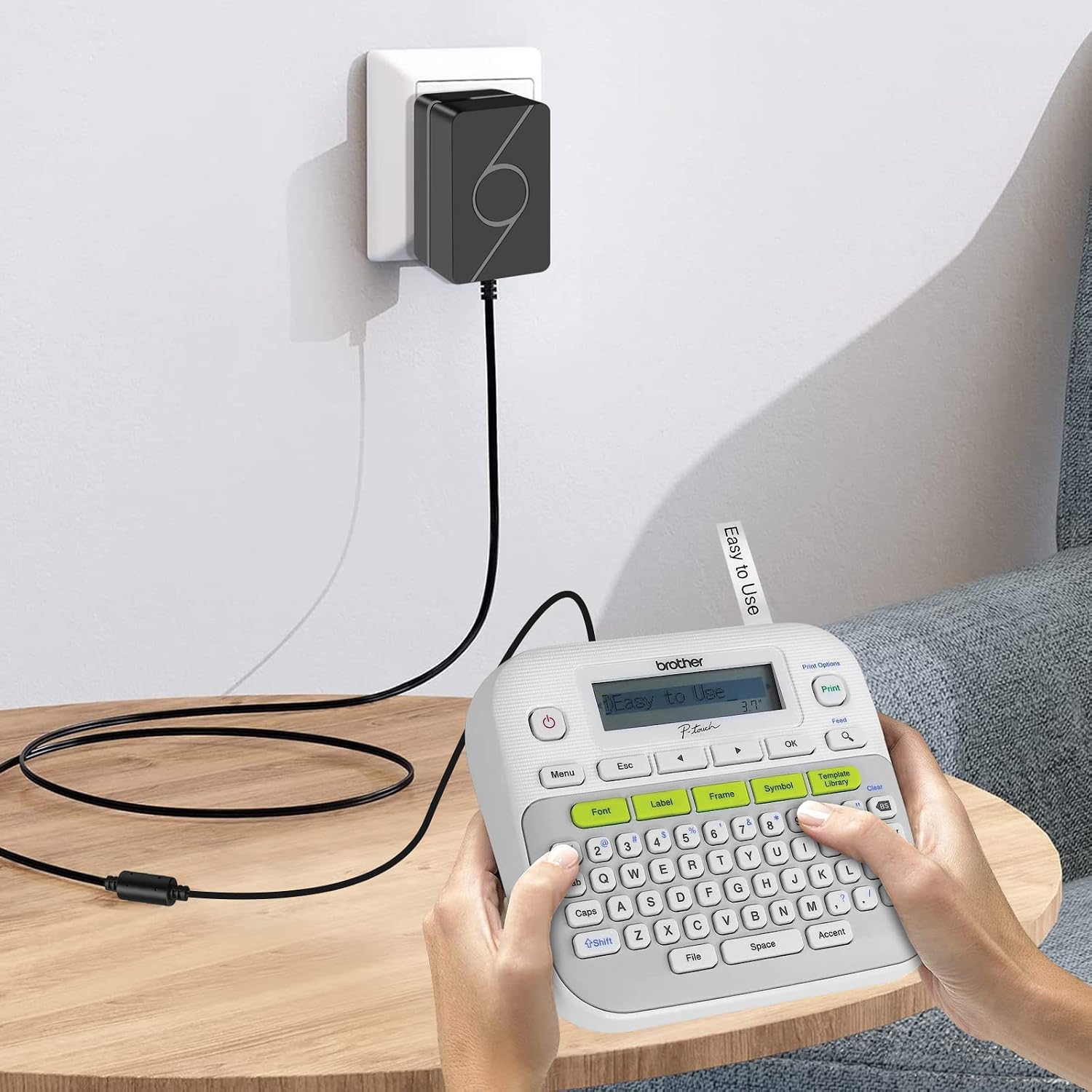 Detalle de Gonine 9V Netzteil Adapter für Brother 🔌