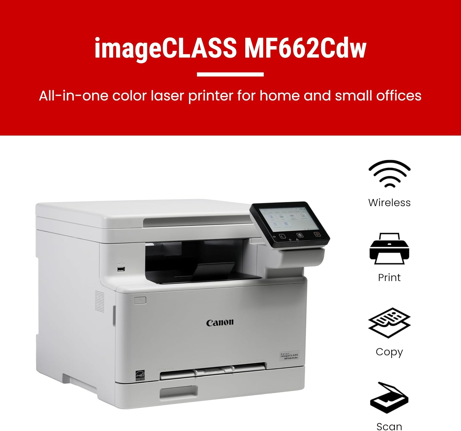 Detalle de Canon color laser printer MF662Cdw