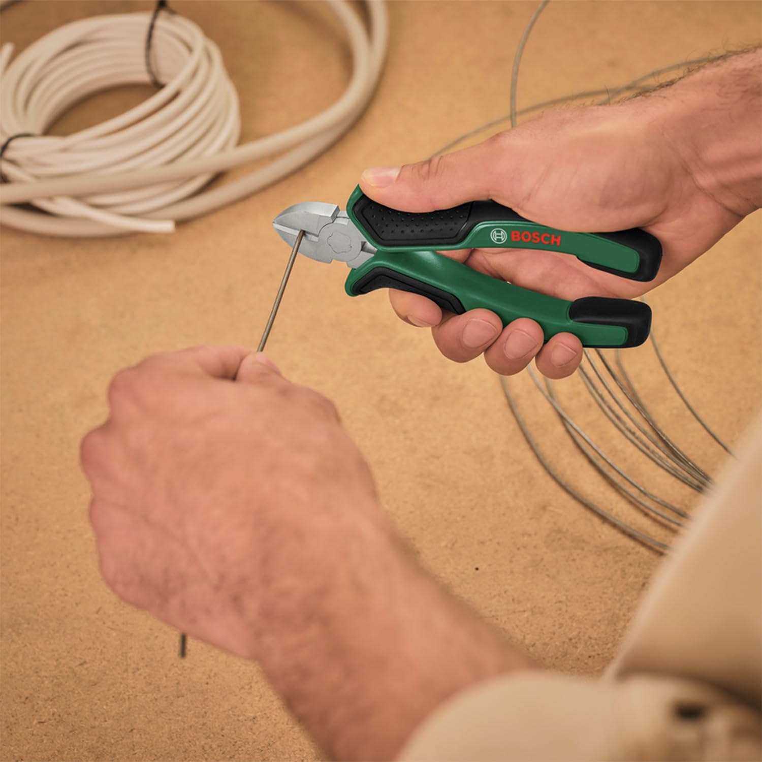 Thumbnail 3 de Bosch set de 4 pinces : pince coupante diagonale, universelle, à bec long et multiprises